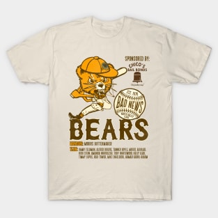 Defunct Bad News Bears Movie Baseball Team T-Shirt